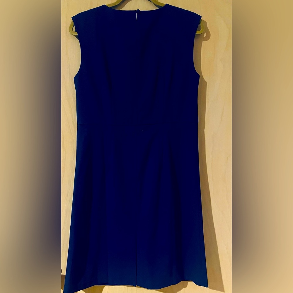 NEW! Garnet Hill Sz 4-6 crepe navy dress